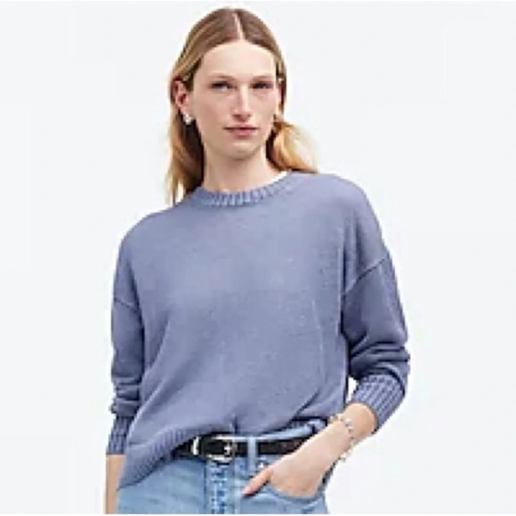 Madewell Linen Drop-Shoulder Sweater Size XS - Picture 5 of 6